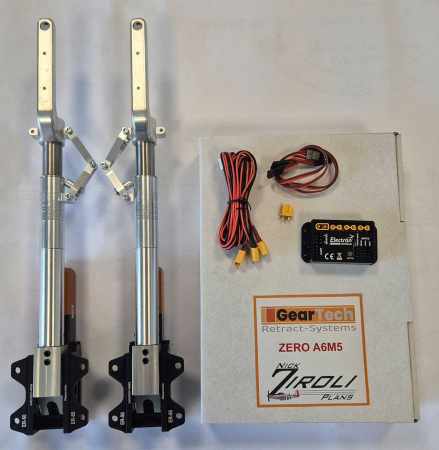 Preview: Zero A6M5  Ziroli Fahrwerk - Geartech Ersatz für ROBART Preview: Zero A6M5  Ziroli Fahrwerk - Geartech Ersatz für ROBART