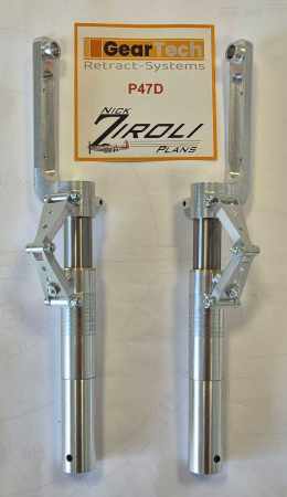 Preview: Thundbolt P47d  Ziroli Fahrwerk - Geartech Ersatz für ROBART Preview: Thundbolt P47d  Ziroli Fahrwerk - Geartech Ersatz für ROBART