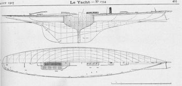 Preview: Le Rayol "FELCA" 10 Tonnen Yacht 1850 mm Preview: Le Rayol "FELCA" 10 Tonnen Yacht 1850 mm
