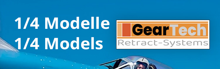 Fahrwerke in 1/4 Maßstab von Geartech