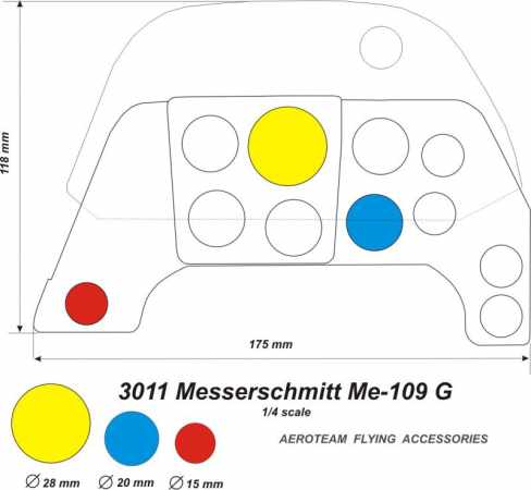 3011-4 Messerschmitt Bf 109 G 6
