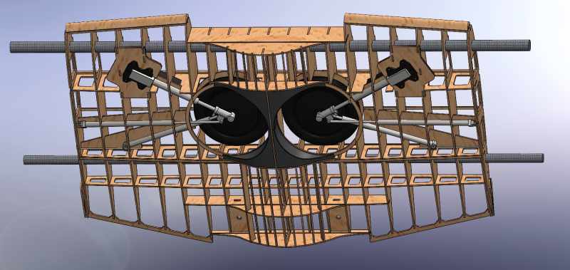 Preview: Polikarpov I 16 Rata 2480 mm Spw. - Holz-​Bausatz cnc lasercut