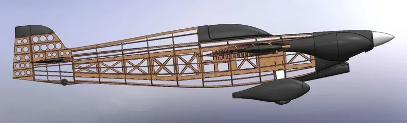 1/3 Sharp Nemesis DR-90 Lasercut-KIT