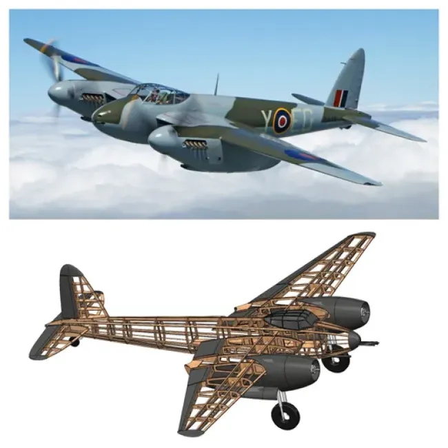 DH.98 Mosquito 2791mm Lasercut Baukasten