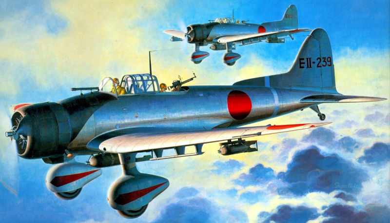 Aichi D3A Val 1/4 Jerry Bates 3200 mm - Bauplan