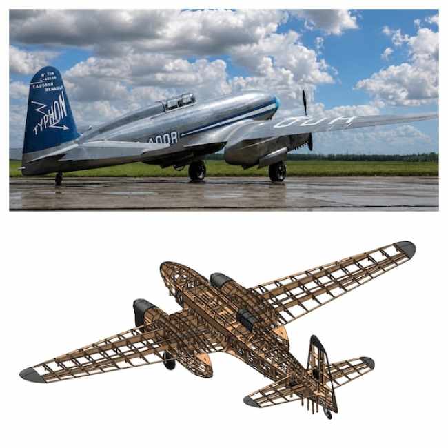 Caudron C640 Typhon 2690mm Lasercut Baukasten
