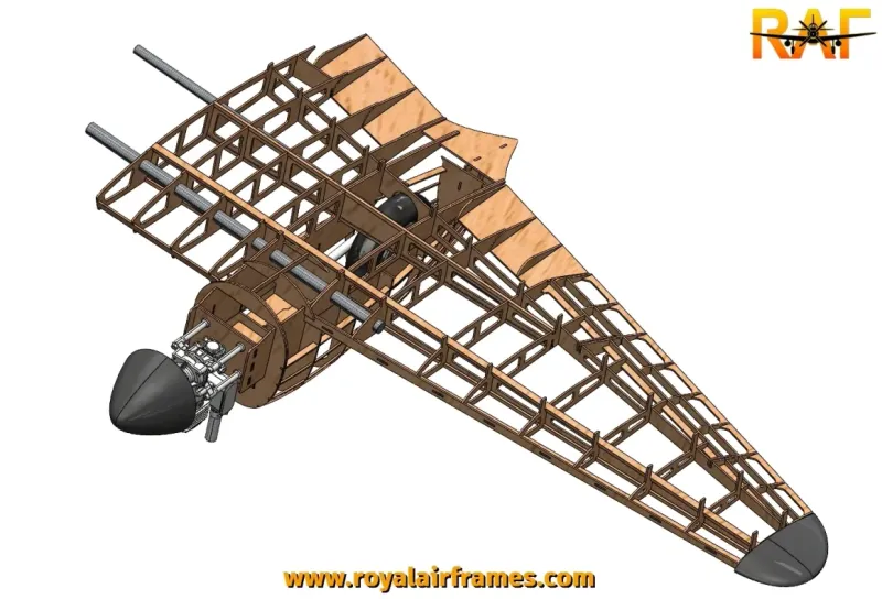 Preview: DH.98 Mosquito 2791mm Lasercut Baukasten