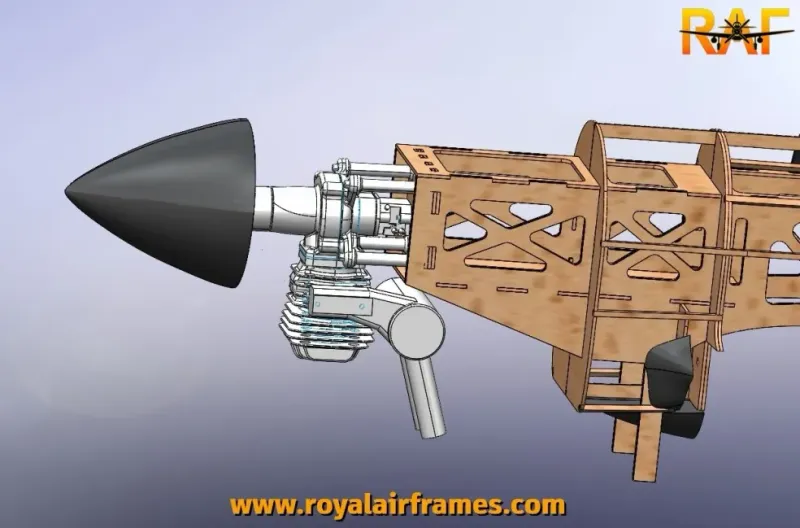 Preview: 1/5 Curtiss P40-N Warhawk 2264mm Lasercut Baukasten
