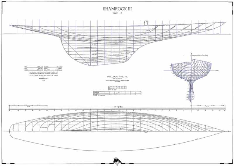 Le Rayol "Shamrock III" Segelyacht 2591 mm