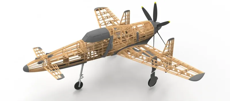 Preview: Kyushu J7W Shinden Lasercut Baukasten