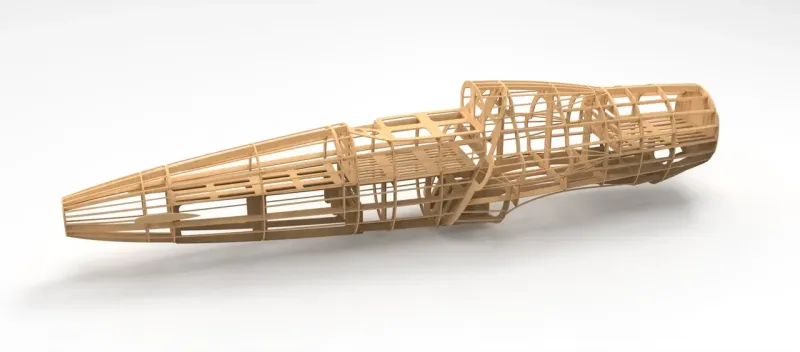 Preview: Kyushu J7W Shinden Lasercut Baukasten