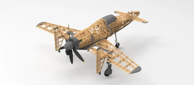 Preview: Kyushu J7W Shinden Lasercut Baukasten