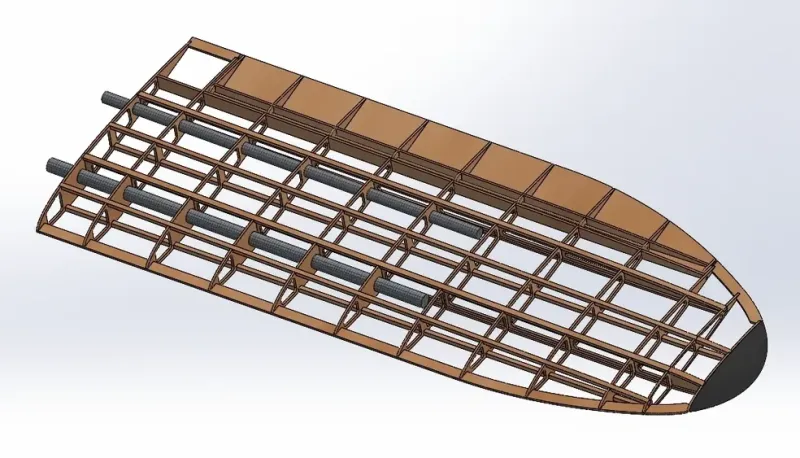 1/4 Beechcraft Staggerwing Lasercut Baukasten