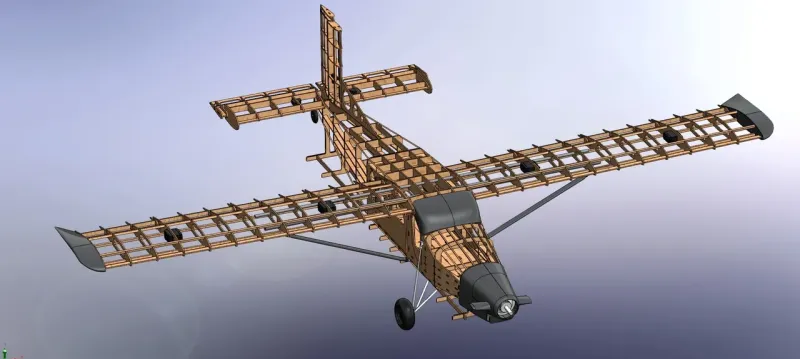 Preview: Pilatus PC-6 Porter Lasercut Baukasten