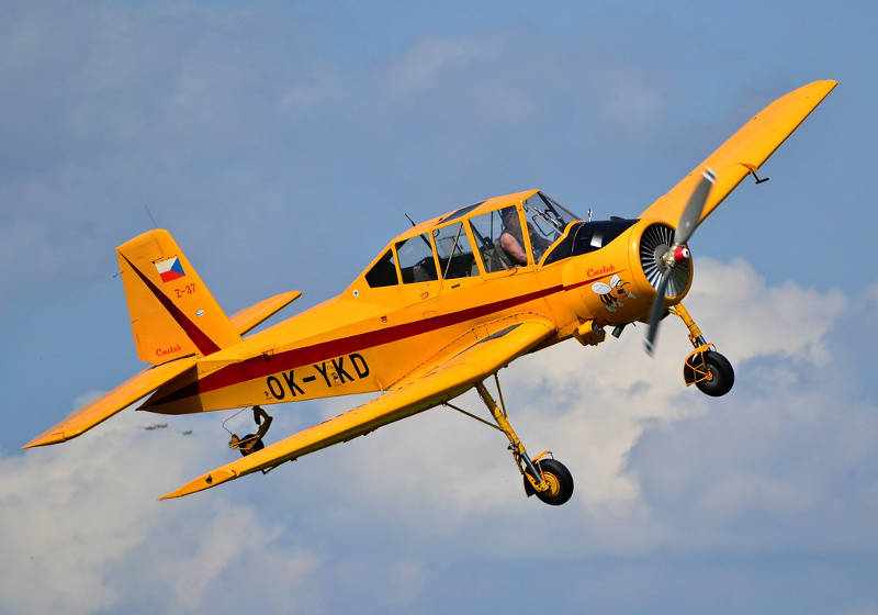 Zlin Z-37 CMELAK 1/8 Jerry Bates 1447 mm - lasercut shortkit