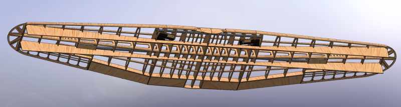 Hawker Hurricane 2000 mm Lasercut Baukasten