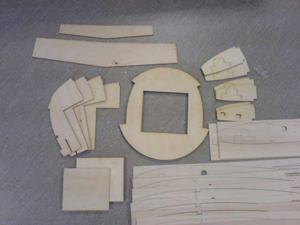 Plan Lavochkin LA7 2450 mm