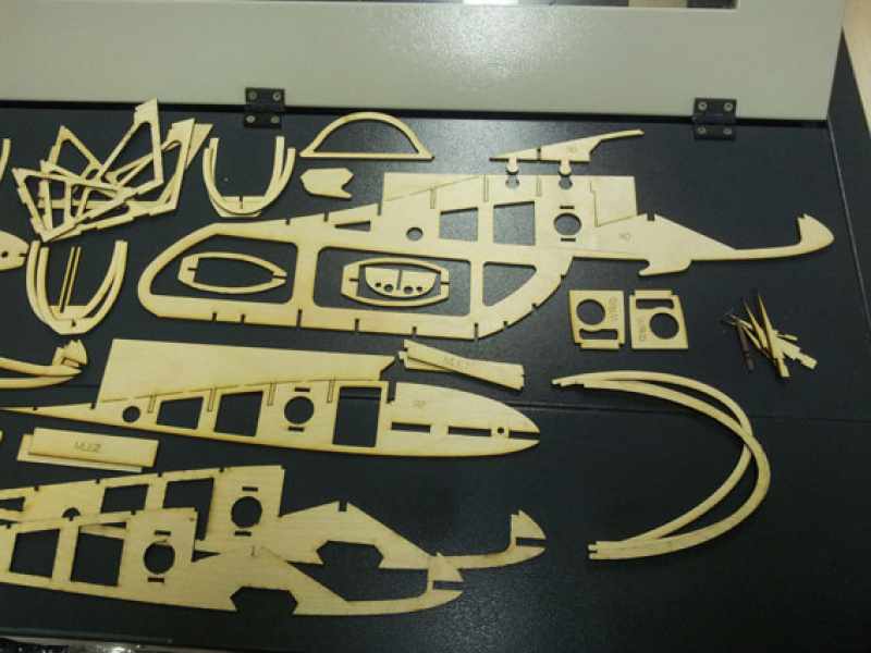 1/6 Horten H IV 3333 mm Nurflügel mit Bauplan - Holz-Bausatz cnc lasercut