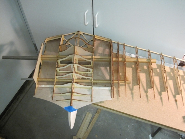 1/6 Horten H IV 3333 mm Nurflügel mit Bauplan - Holz-Bausatz cnc lasercut