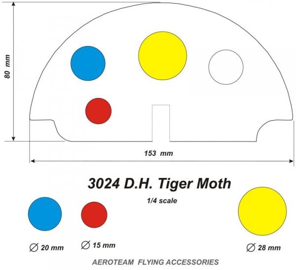 3024-4 D.H. Tiger Moth