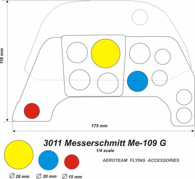 3011-4 Messerschmitt Bf 109 G 6