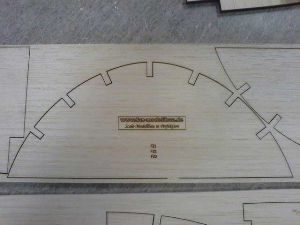 Artic Tern  Jerry Bates 2720 mm 1/4 - Holz-Bausatz, cnc lasercut