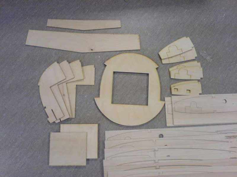 Artic Tern  Jerry Bates 2720 mm 1/4 - Holz-Bausatz, cnc lasercut