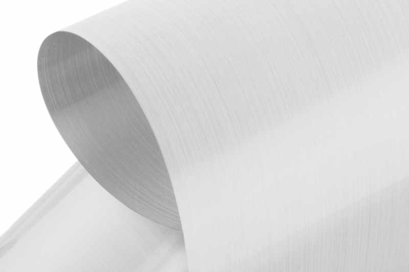 KAVAN Bügelfolie - gebürstetes Aluminium