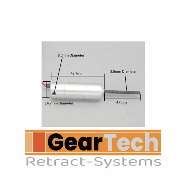 Aktuator von Geartech-Retracts 47 mm Verfahrweg