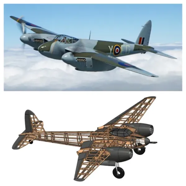 DH.98 Mosquito 2791mm Lasercut Baukasten