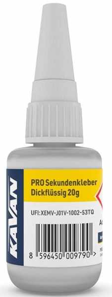 KAVAN PRO Sekundenkleber dickflüssig 20g
