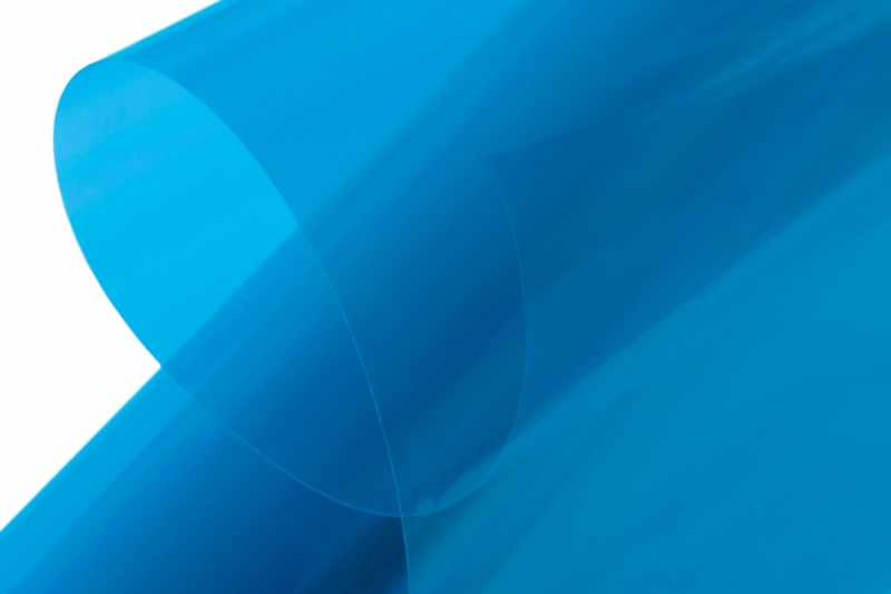 KAVAN Bügelfolie - transparent blau