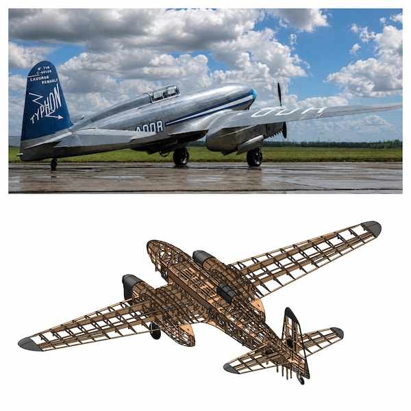 Caudron C640 Typhon 2690mm Lasercut Baukasten
