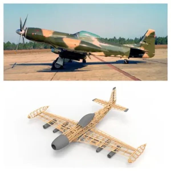 2100mm Cavalier Turbo Mustang 3 Lasercut-KIT