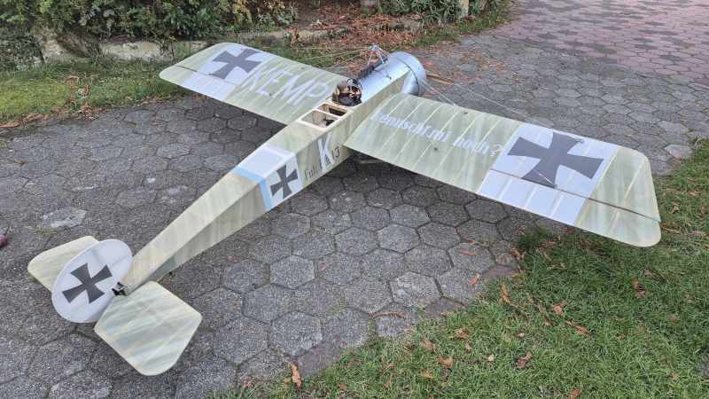 Fokker Fok. E III scale model kit in 1/3 scale