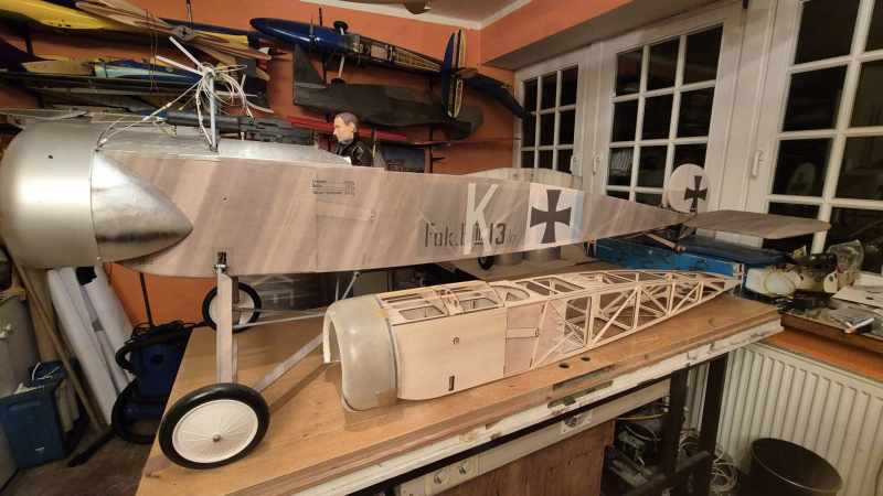 Fokker Fok. E III Scale-Bausatz im Maßstab 1/4