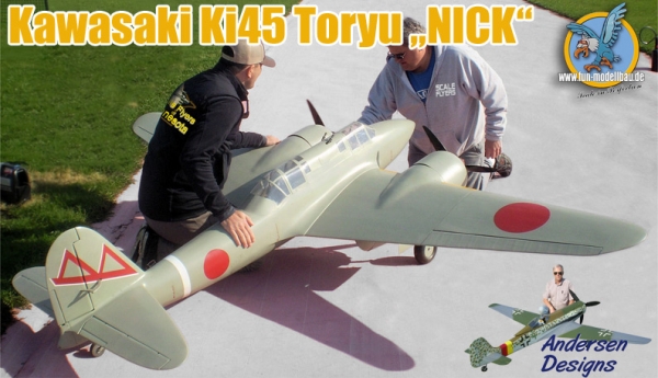 Kawasaki Ki-45 Toryu "Nick" in 1/5 3048 mm Zusatzholz