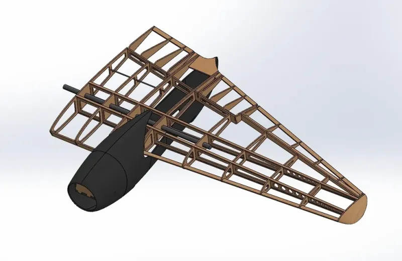 1/9 De Havilland Mosquito Lasercut Baukasten