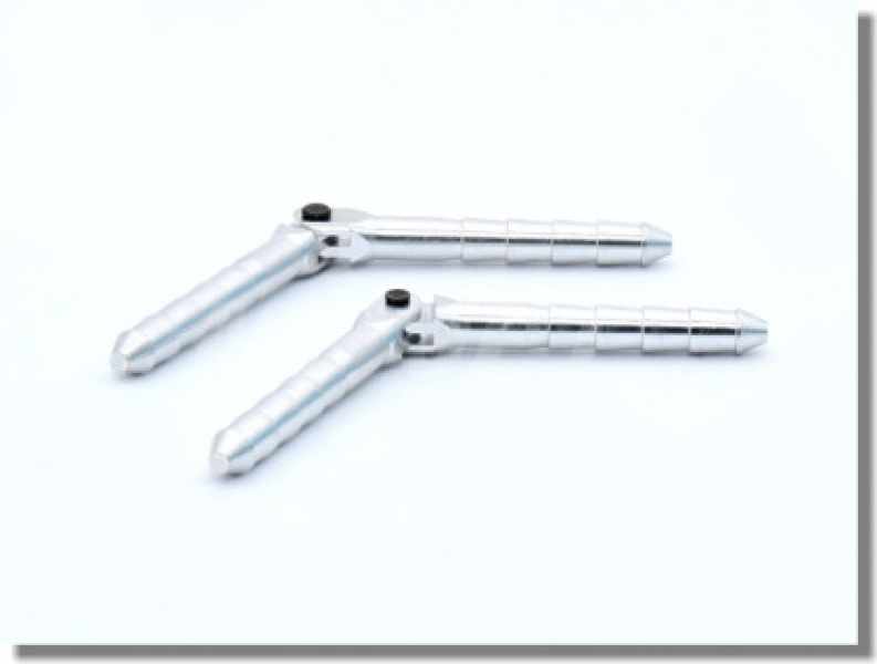 Aluminium Stiftscharnier M3x50