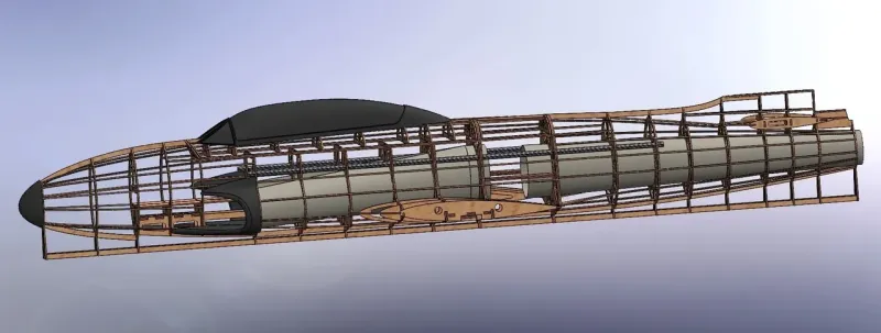 1/6 Scale Lockheed T33 Shooting Star Lasercut-KIT