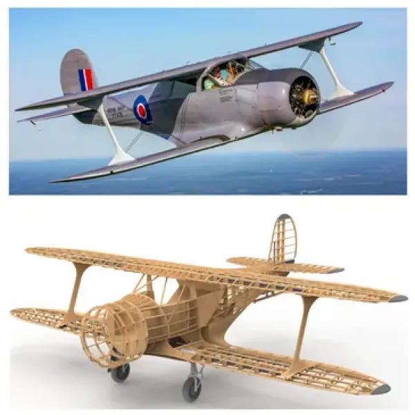 1/4 Beechcraft Staggerwing Lasercut Baukasten
