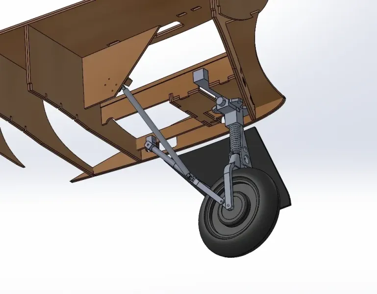 1/4 Beechcraft Staggerwing Lasercut Baukasten