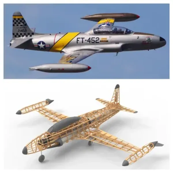 1/6 Scale Lockheed T33 Shooting Star Lasercut-KIT