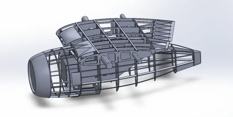 F7F-3N & F7F-3P Tigercat 1/6 Lasercut-KIT