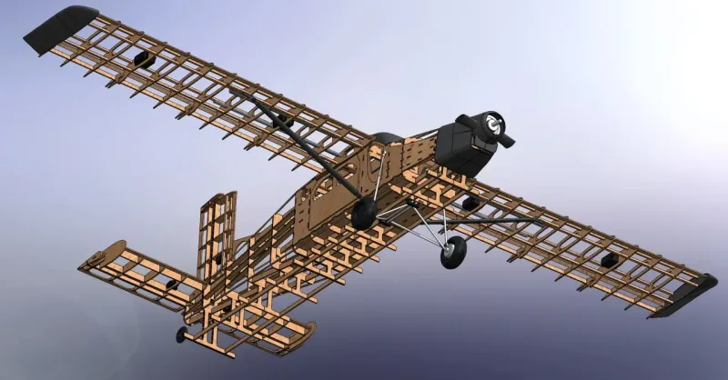 Pilatus PC-6 Porter Lasercut Baukasten