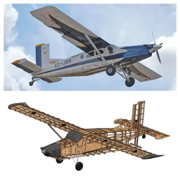 Pilatus PC-6 Porter Lasercut Baukasten