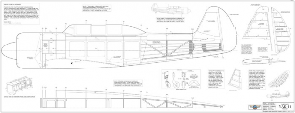 Yakovlev Yak-11 Plans