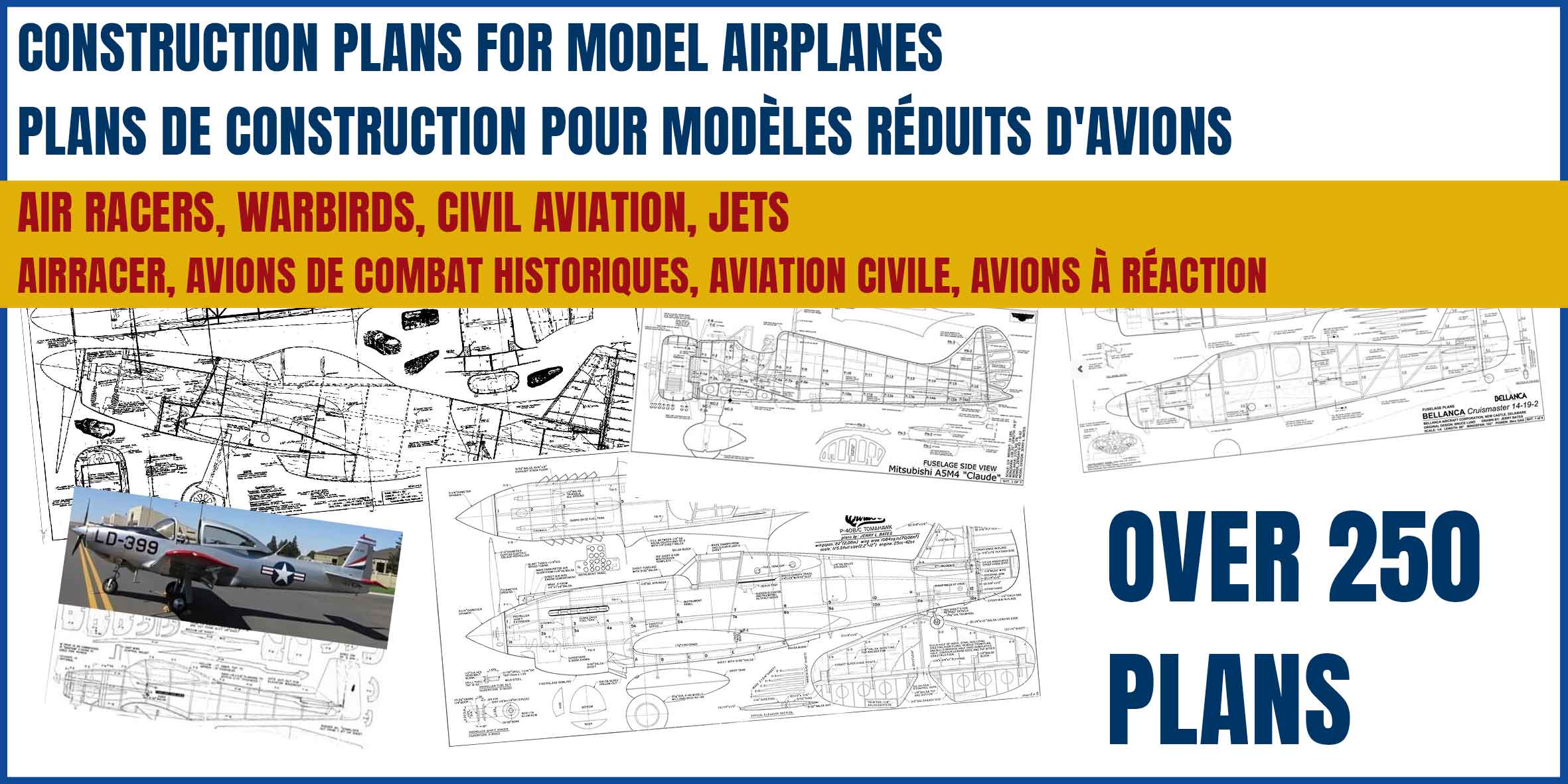 Plans, plans de construction avion rc