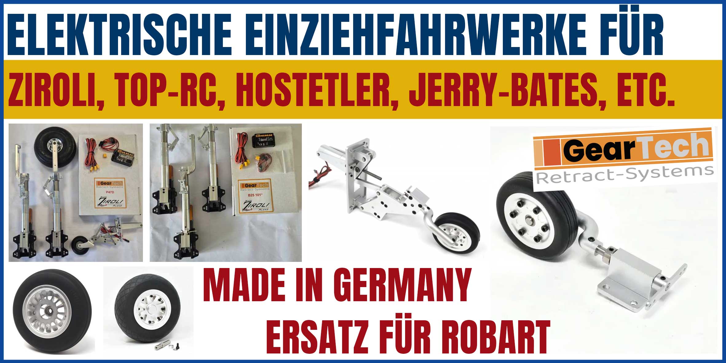 Einziehfahrwerke für Modellflugzeuge